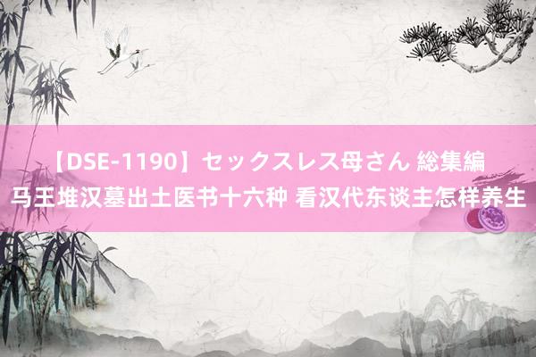 【DSE-1190】セックスレス母さん 総集編 马王堆汉墓出土医书十六种 看汉代东谈主怎样养生